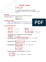 Logaritmi Formule