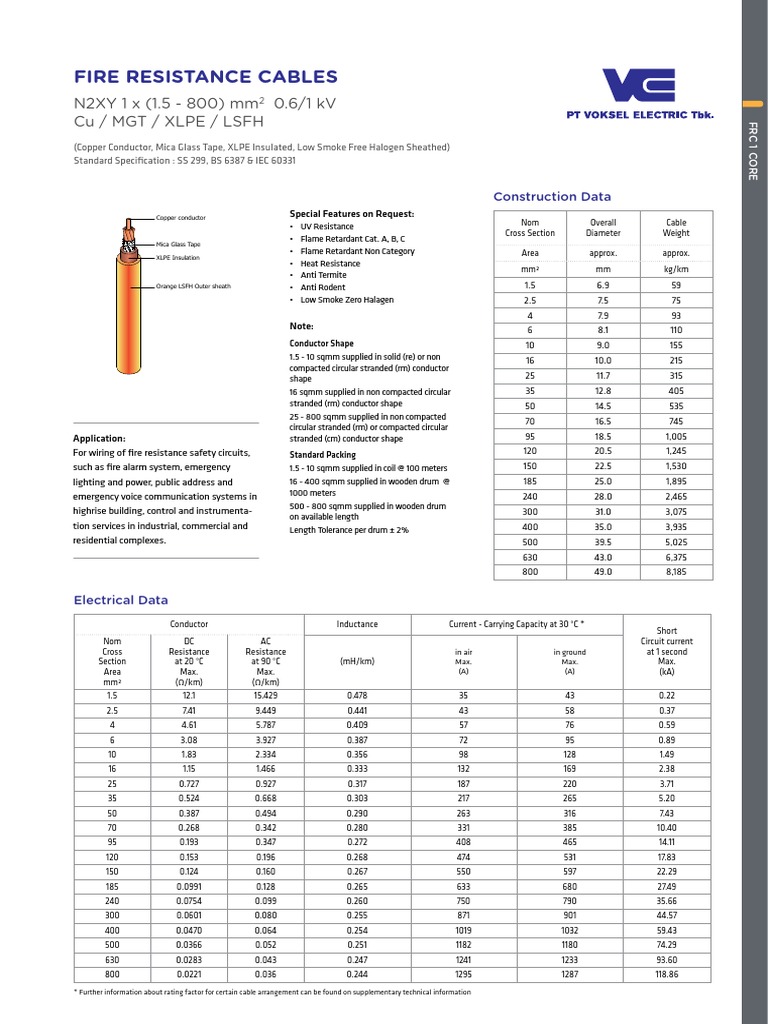 Brosur LV Cable - New | PDF | Electrical Wiring | Electrical Conductor