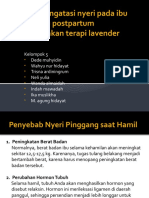 Cara Mengatasi Nyeri Pinggang Ibu Hamil dengan Aromaterapi Lavender