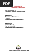 Course Code:-PSS121 Course Title:-Oriental Political Thought