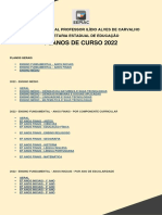 Plano de Curso