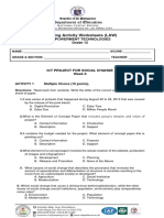 Department of Education: Learning Activity Worksheets (LAW)