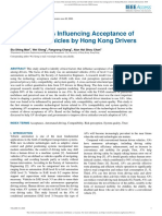 Critical Factors Influencing Acceptance of Automat