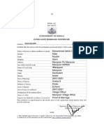 instaPDF - in Kerala Inter Caste Marriage Certificate Form 198