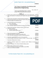 Automotive Engg Jan 2019 (2010 Scheme)