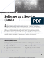 Software As A Service (Saas) : Learning Objectives