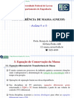 TRANSFERÊNCIA DE MASSA_AULA_4_5_Equações diferenciais de TM