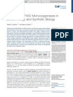 Cytochrome P450 Monooxygenases in Biotechnology and Synthetic Biology