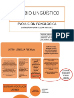 Evolución Fonológica