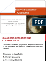 Secondary Neovascular Glaucoma: Resident Ophthalmologist, M.D. H.A. Babayan Ophthalmologist, M.D. A.K. Ghazaryan