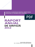 Raport copii dizabilitatii 2012