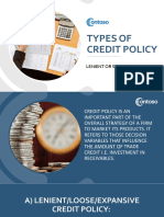 Types of Credit Policy