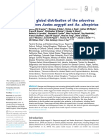 The Global Distribution of The Arbovirus Vectors Aedes Aegypti and Ae. Albopictus