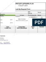 Interstoff Apparels LTD: Lab Dip Request Form