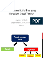 Tatalaksana Nutrisi Bayi Yang Mengalami Gagal Tumbuh Input TR