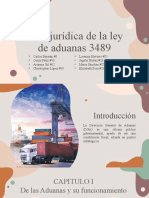 Base Jurídica de La Ley de Aduanas 3489