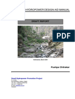 Manual of Micro-Hydropower Design Aids