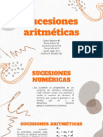 Sucesiones Aritméticas