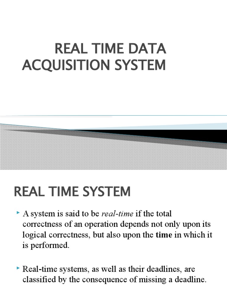 Real Time Data Acquisition System | PDF | Field Programmable Gate Array ...