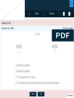 Quantity A Quantity B: Question 12 of 15