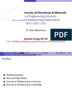 CH 9 Welding, Bonding, and The Design of Permanent Joints