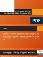 Integrasi Nasional Dalam Bingkai Bhinneka Tunggal Ika