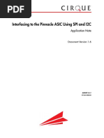 Interfacing To The Pinnacle ASIC Using SPI and I2C: Application Note