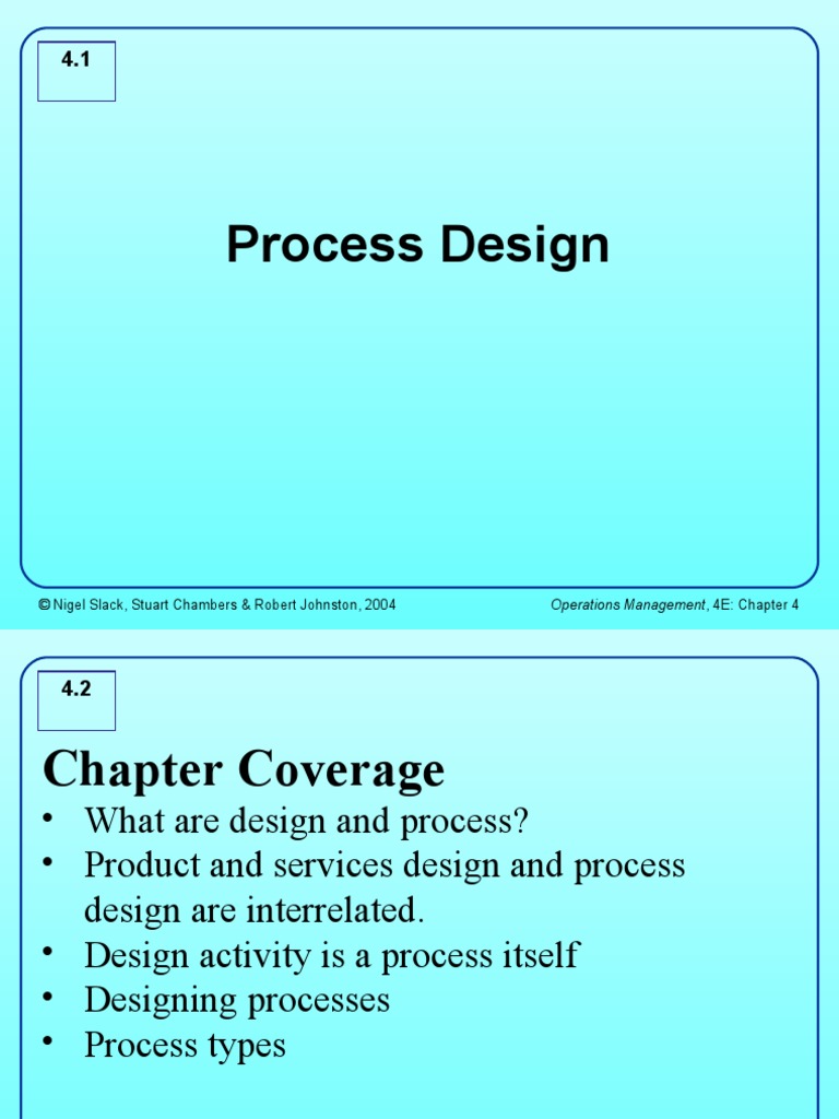 2 Process Design | PDF