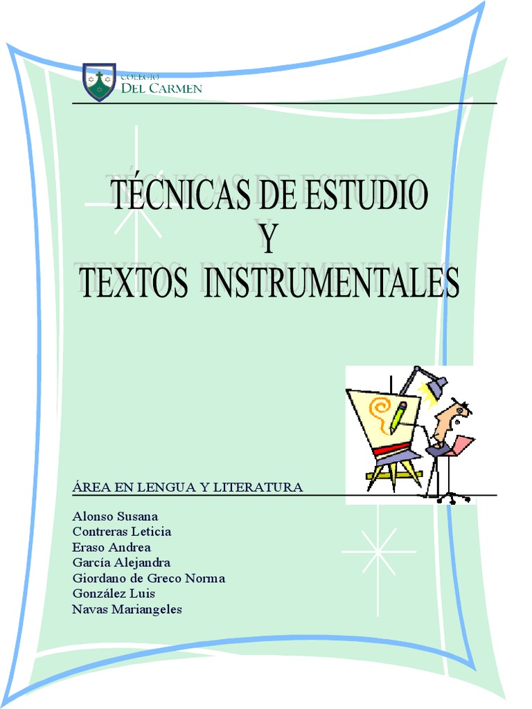 Técnicas de Estudio y Textos Instrumentales | PDF | Rieles