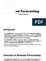 Demand Forecasting Techniques and Process