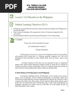 Teaching Arts in Elementary Education | PDF | Curriculum | Teachers