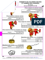 Robinets de Colonnes Secher Et Humides