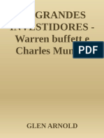 Os Grandes Investidores - Warren Buffett e Charles Munger - Glen Arnold