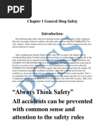 Chapter 1 General Shop Safety