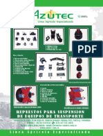REPUESTOS PARA SUSPENSIONES DE EQUIPO DE TRANSPORTE MECANICAS Y NEUMATICAS UNIFICADO COMPRIMIDO