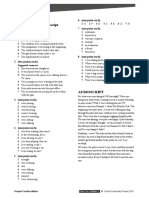 Unit 3 Answer Key and Audio Script