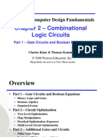 Chapter 2 - Combinational Logic Circuits: Logic and Computer Design Fundamentals