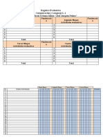 Registro Evaluativo Escuela