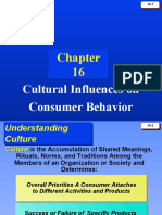 Cultural Influences On Consumer Behavior