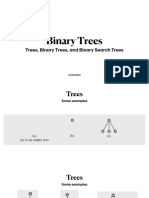 Trees, Binary Trees, and Binary Search Trees