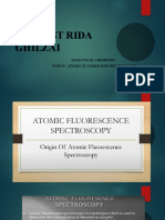 Chemist Rida Ghilzai: Analytical Chemistry Topics: Atomic Fluorescene Spectros