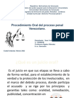 Procedimiento Oral Del Proceso Penal Venezolano