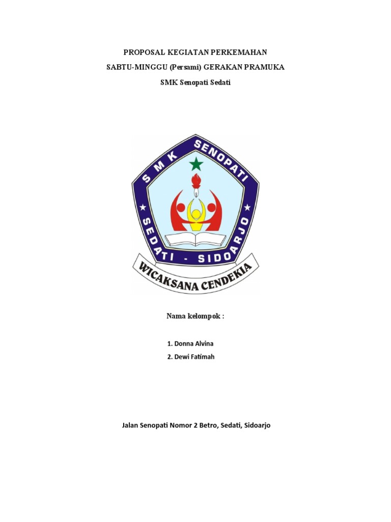 Proposal Persami SMK Senopati 2022 | PDF