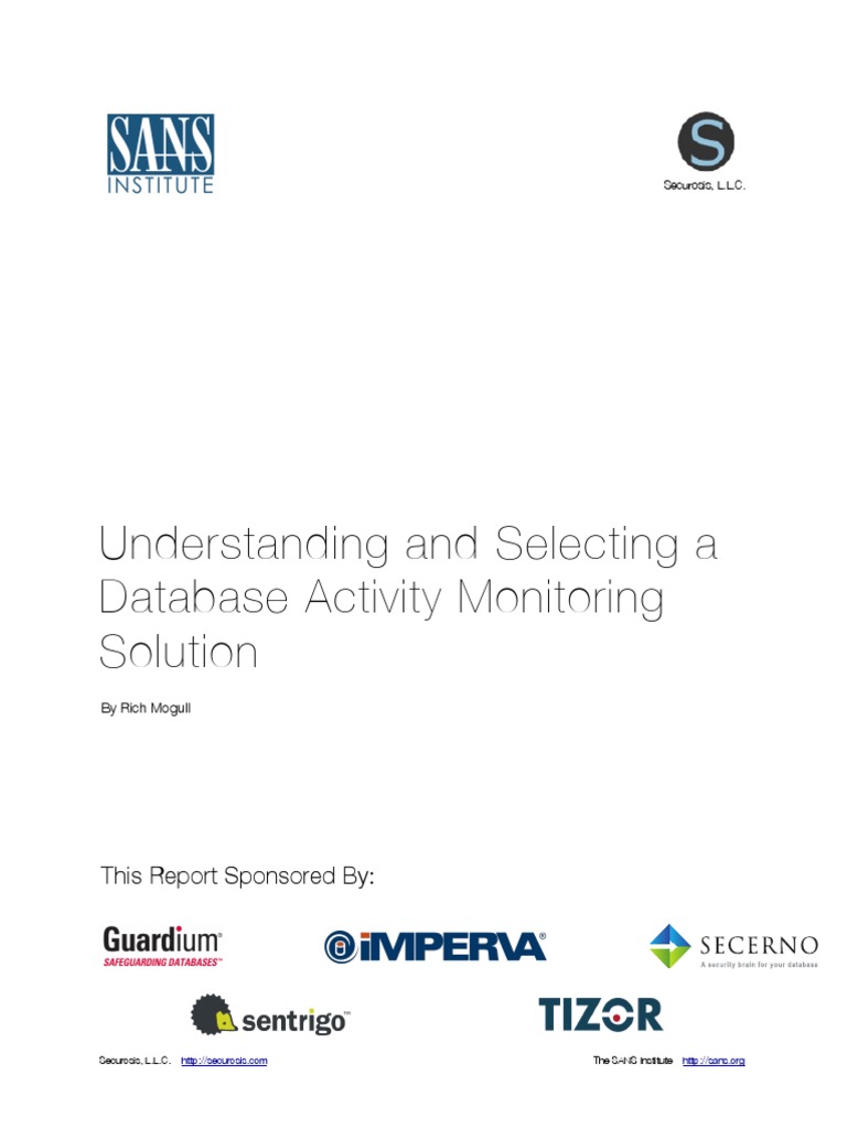 Database Activity Monitoring Solution
