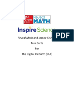 Reveal Math and Inspire Science: Task Cards For The Digital Platform (OLP)