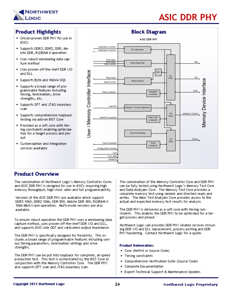ASIC_DDR_PHY | Computer Engineering | Computer Hardware