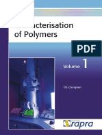 Characterisation of Polymers - Crompton - T. R