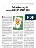 The Trickster: Myth and Magic in Great Ads Admap 2001