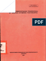 Sistem Pemerintahan Tradisional Di Daerah Istimewa Yogyakarta