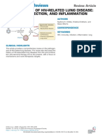 Pathogenesis of HIV-Related Lung Disease Immunity, Infection, And Inflammation